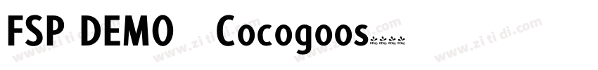 FSP DEMO   Cocogoos字体转换